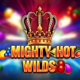 Mighty Hot Wilds online game logo by Inspired Gaming on bolcasino.co.nl